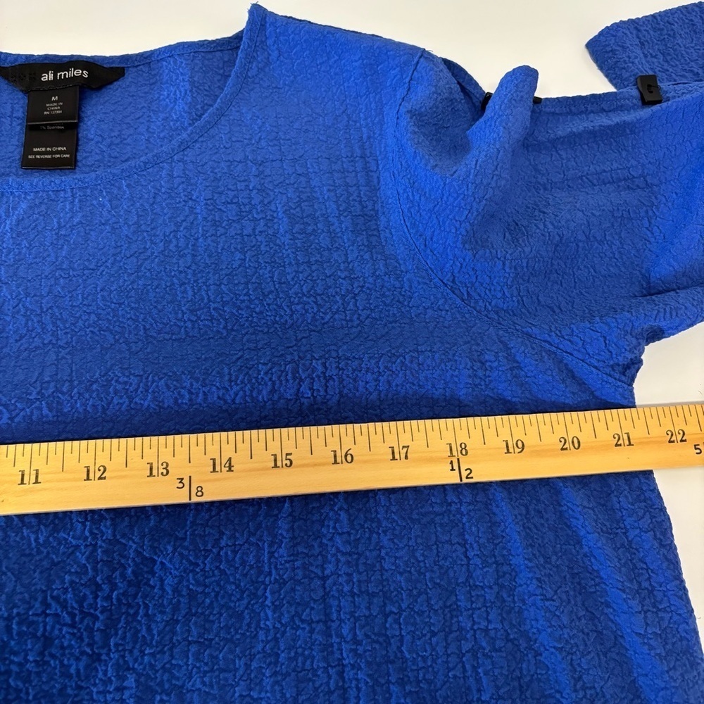 Ali Miles Preshrunk Tunic Top Women’s Size Medium - Picture 9 of 10